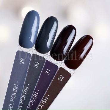 Esmalte Permanente Dark 30, Gris oscuro, 6 ml