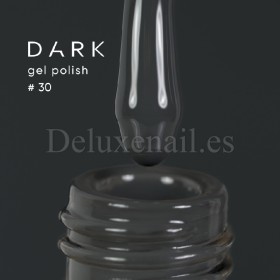Gel Polish 030 DARK, esmalte semipermanente gris azulado oscuro, 6 ml