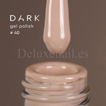 Gel Polish 040 DARK, esmalte semipermanente nude, 6 ml