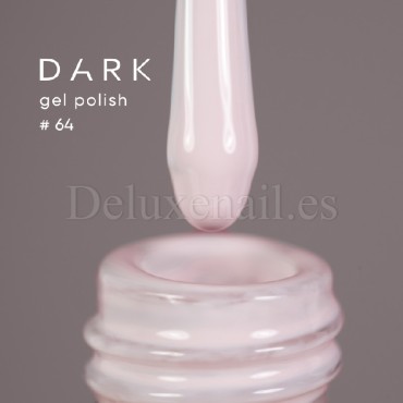 Gel Polish 064 DARK, esmalte semipermanente rosa frio muy claro, 6 ml