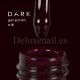 Gel Polish 081 DARK, esmalte semipermanente burdeos muy oscuro, 6 ml