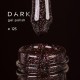 Gel Polish 125 DARK, esmalte semipermanente marrón berenjena con microbrillo, 6 ml