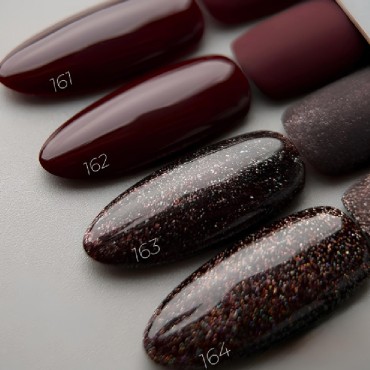 Gel Polish 161 DARK, esmalte semipermanente vino, 10 ml