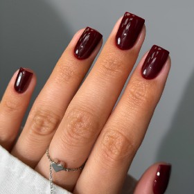 Gel Polish 161 DARK, esmalte semipermanente vino, 10 ml