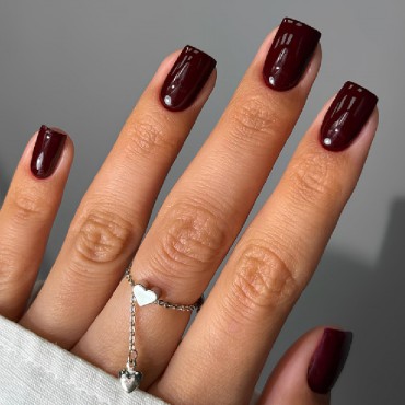 Gel Polish 162 DARK, esmalte semipermanente borgoña, 10 ml