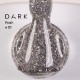 Gel Polish Flash 01 DARK, esmalte reflectante plata, 10 ml