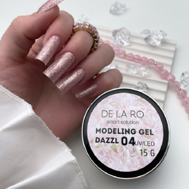 Dazzl Gel 04 DE LA RO, gel constructor de color, 30 gr