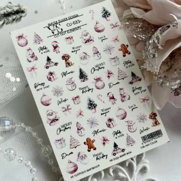 Pegatina al agua CU 033 VS