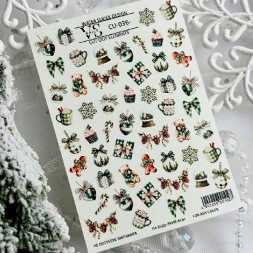 Pegatina al agua CU 036 VS