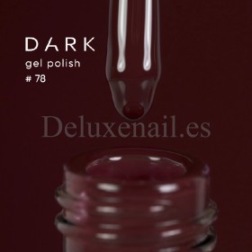 Gel Polish 078 DARK, esmalte semipermanente borgoña, 6 ml