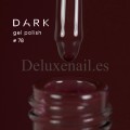 Gel Polish 078 DARK, esmalte semipermanente borgoña, 6 ml