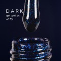 Esmalte Permanente Dark 173, Azul oscuro con purpurina, 6 ml