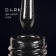 Gel Polish 174 DARK, esmalte semipermanente gris muy oscuro con microbrillo, 6 ml
