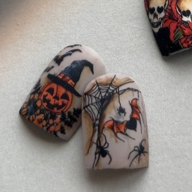 Placa Pequeña Halloween Vakula