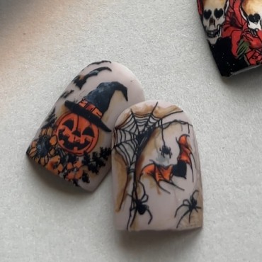 Placa Pequeña Halloween Vakula