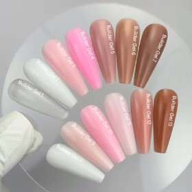 Builder Gel 01 NAILSOFTHEDAY, gel constructor transparente, 30 ml