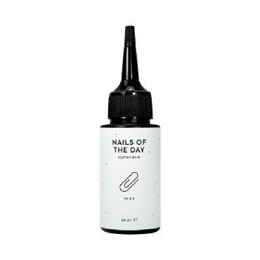 Scotch Base NAILSOFTHEDAY, base elástica para aumentar la adherencia (prebase), transparente, 50 ml