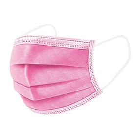 Mascarillas protectoras 3 capas 50 uds, rosa
