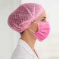 Gorros desechables, Rosa, 20 uds