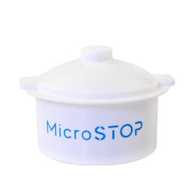 Contenedor plástico para desinfección y esterilización de fresas 120 ml, blanco