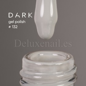 Gel Polish 132 DARK, esmalte semipermanente gris perla, 6 ml