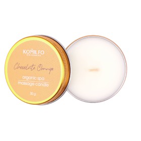 Vela para masaje Komilfo, Chocolate, 30 gr