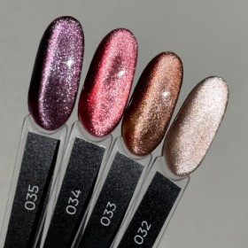 Gel Polish Cat Eye 34 DARK, esmalte semipermanente rosa, 6 ml