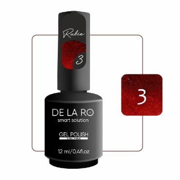 Esmalte Permanente Rubin 03 DE LA RO, 12 ml