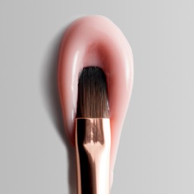 Pincel Doble Sintético con espátula y fundas Dark