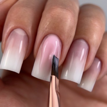 Pincel Doble Sintético Dark Liner 11 mm/ Gel 9 mm