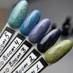 Esmalte Reflectante Oxxi Disco Boom 001, Verde oliva, 10 ml