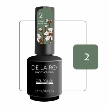 Esmalte Permanente Cherry Blossoms 02 DE LA RO, 12 ml