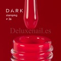 Esmalte Stamping Dark 36, Rojo, 10 ml