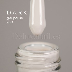 Gel Polish 062 DARK, esmalte semipermanente beige grisáceo claro, 6 ml