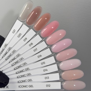 Iconic Gel 14 DARK, gel constructor líquido, rosa pastel, 15 ml