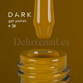 Gel Polish 038 DARK, esmalte semipermanente amarillo mostaza, 6 ml