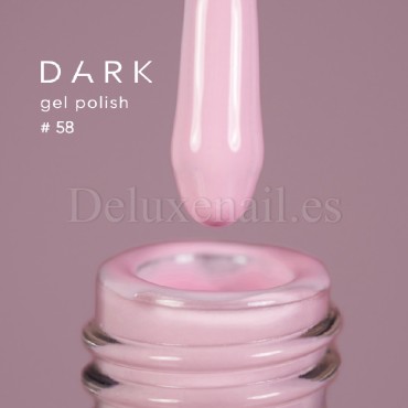 Gel Polish 058 DARK, esmalte semipermanente lila claro, 6 ml