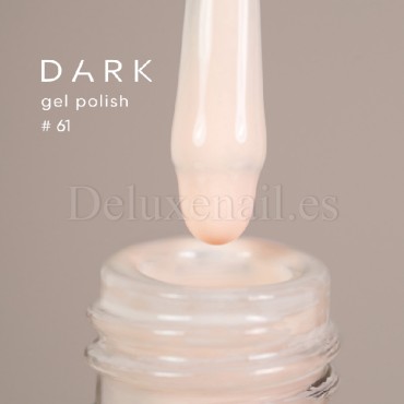 Gel Polish 061 DARK, esmalte semipermanente melocotón claro, 6 ml