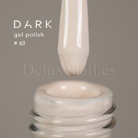 Gel Polish 063 DARK, esmalte semipermanente beige, 6 ml
