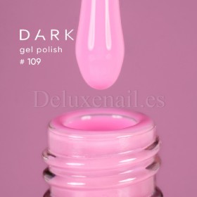 Gel Polish 109 DARK, esmalte semipermanente rosa claro, 6 ml