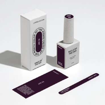 Esmalte Permanente Let’s special Midnight NAILSOFTHEDAY, Ciruela, 10 ml