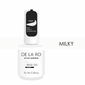 Base Rubber Camouflage Milky DE LA RO, 15 ml