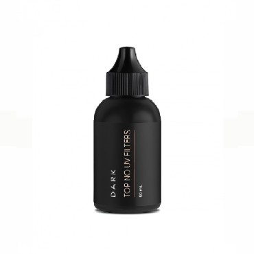 Top no UV filtres Dark, sin pegajosidad sin UV filtros, 50 ml