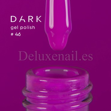 Gel Polish 046 DARK, esmalte semipermanente lila intenso, 6 ml