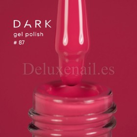 Gel Polish 087 DARK, esmalte semipermanente coral, 6 ml