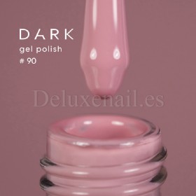 Gel Polish 090 DARK, esmalte semipermanente rosa viejo claro, 6 ml