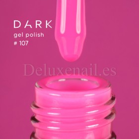 Gel Polish 107 DARK, esmalte semipermanente fucsia neón, 6 ml