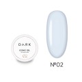 Iconic Gel 02 DARK, gel constructor líquido, blanco azulado, 15 ml