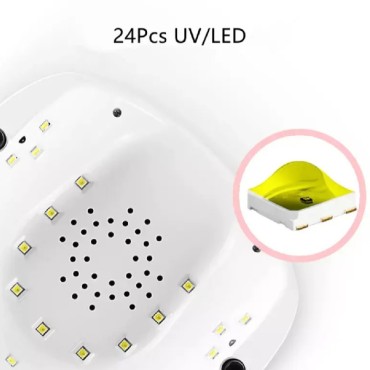 LED/UV Lámpara F5, 72 W, Rosa