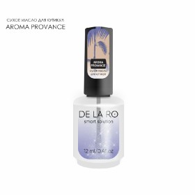 Aceite seco de cutícula con brillo Aroma Provance DE LA RO, 12 ml